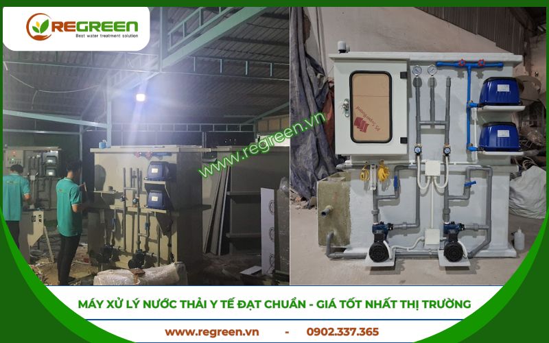 Báo giá hệ thống xử lý nước thải phòng khám đa khoa.