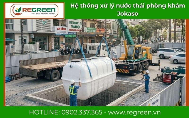 Thi công lắp đặt hệ thống xử lý nước thải phòng khám