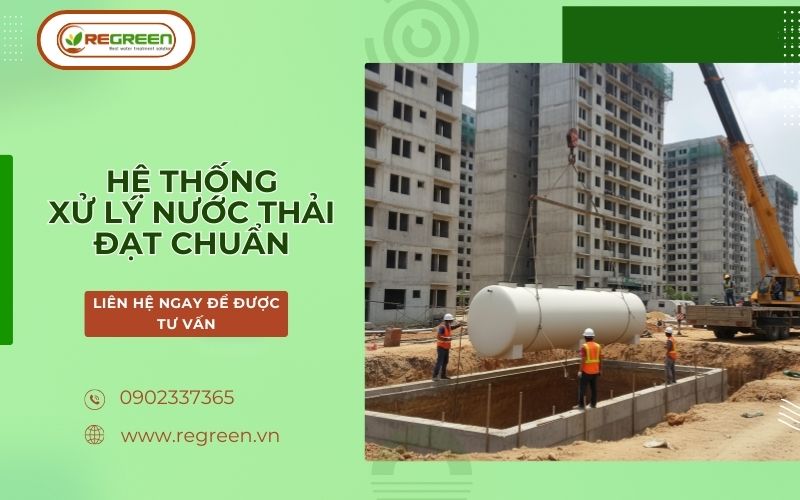 Thi công hệ thống xử lý nước thải Regreen Việt Nam