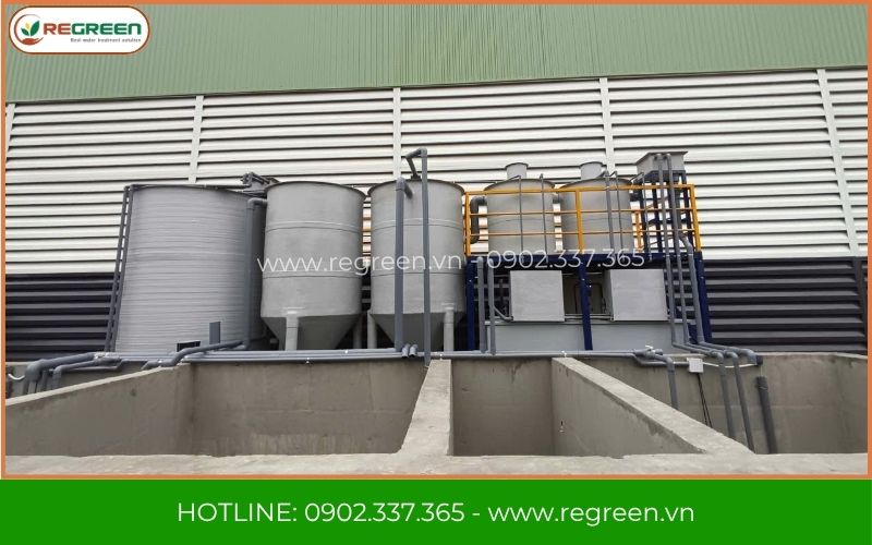 Dự án hệ thống xử lý nước thải sản xuất tại KCN Bắc Chu Lai