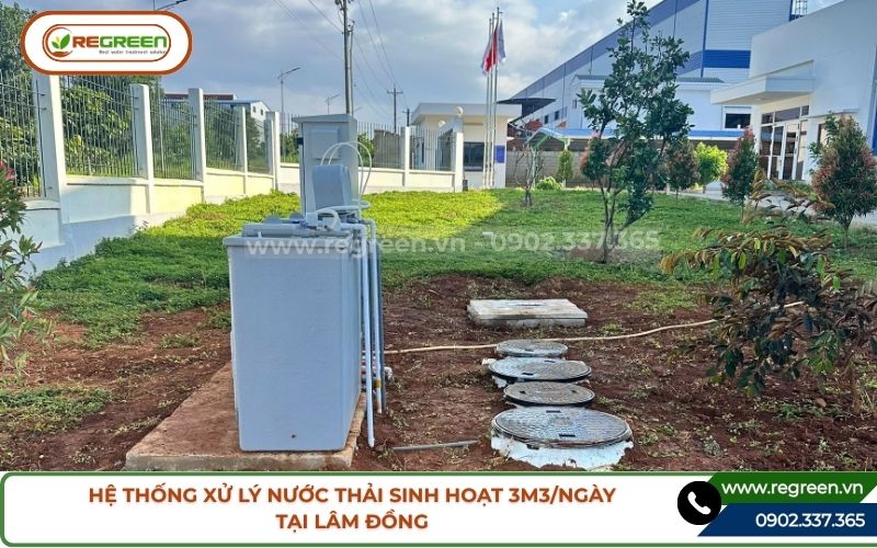 Hệ thống xử lý nước thải sinh hoạt 3m3/ngày