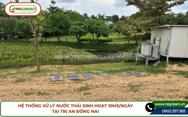 Hệ thống xử lý nước thải sinh hoạt nhà hàng 10m3/ngày