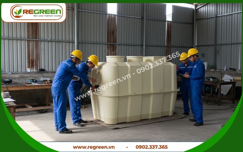 Hệ thống xử lý nước thải tại chỗ 5m3 Jokaso chính hãng Regreen Việt Nam.