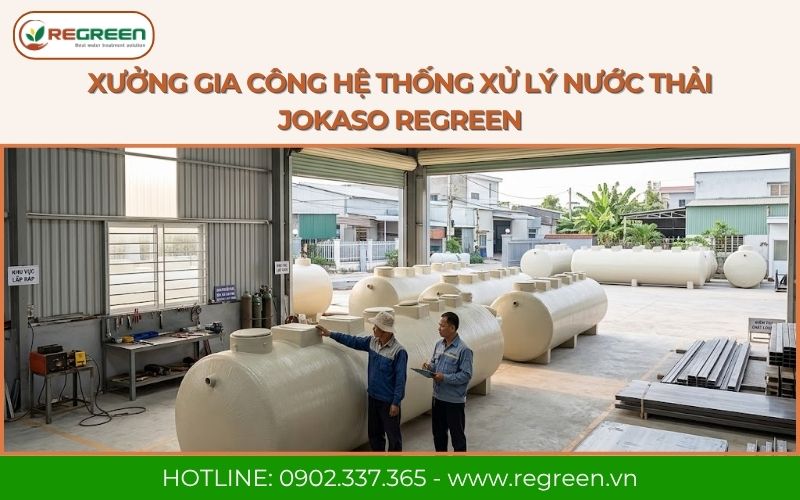 Xưởng gia công hệ thống xử lý nước thải tòa nhà