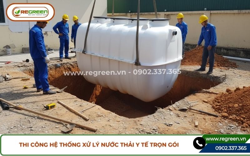 Thi công hệ thống xử lý nước thải y tế trọn gói