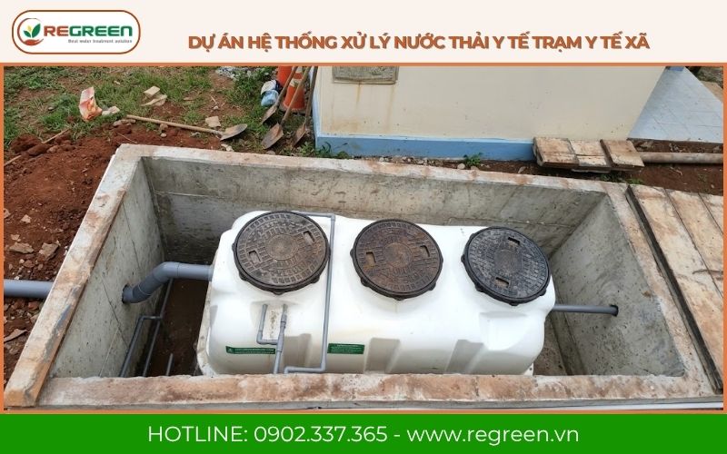 Dự án hệ thống xử lý nước thải y tế trạm y tế xã