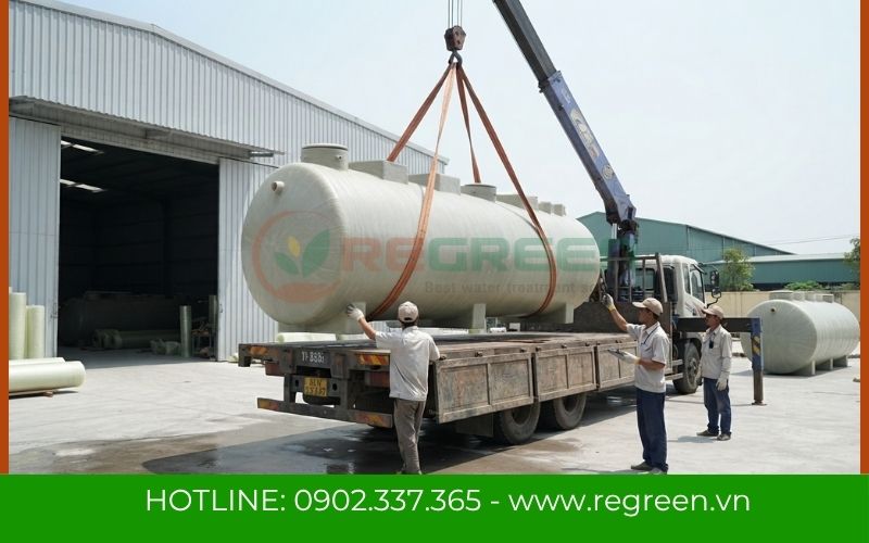 Xưởng Regreen sản xuất module xử lý nước thải chăn nuôi gà