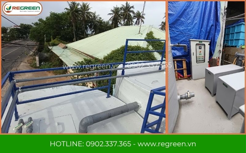 Hệ thống xử lý nước thải sản xuất 30m3 cho nhà máy thốt nốt
