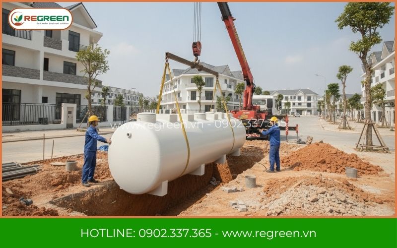 Lắp đặt trạm xử lý nước thải khu dân cư trọn gói