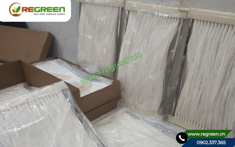 Công nghệ xử lý nước bằng màng MBR dạng sợi rỗng.