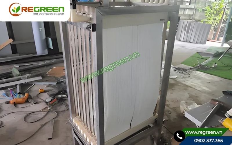 Chi phí đầu tư cho hệ thống màng MBR dạng sợi rỗng.