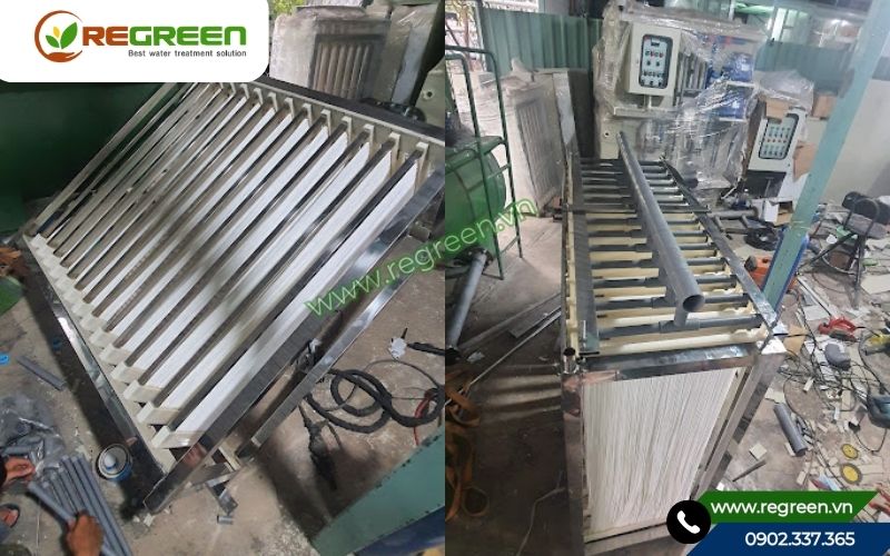 Màng MBR dạng sợi rỗng do Regreen Việt Nam cung cấp.