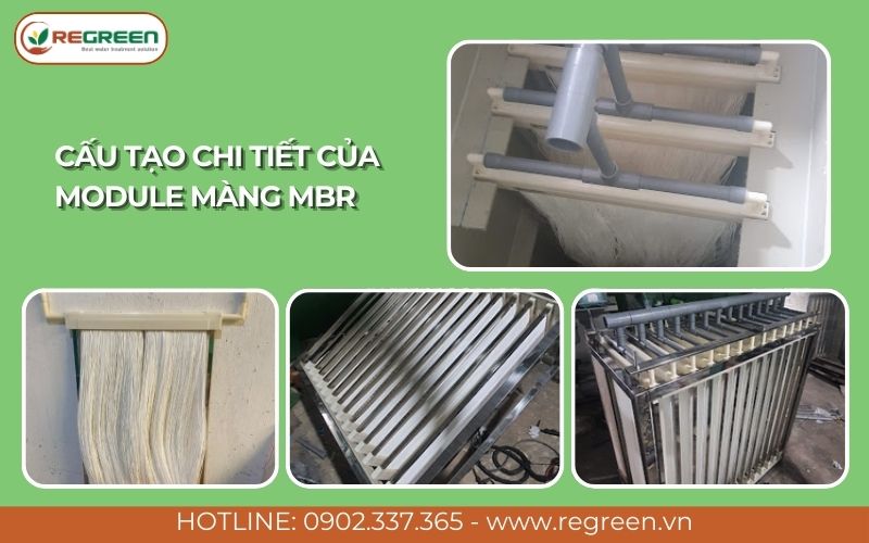 Cấu tạo chi tiết của module màng MBR
