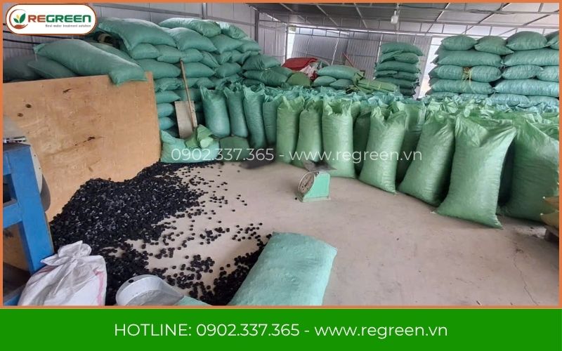 Nhà máy sản xuất giá thể bánh xe Regreen Việt Nam