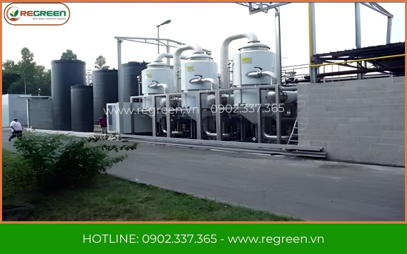 Regreen thi công hệ thống xử lý nước thải công nghiệp