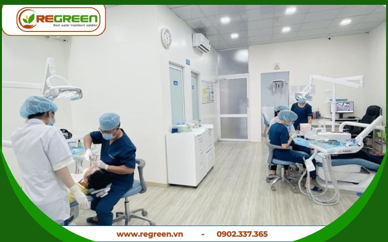 Phòng khám nha khoa hiện đại cần xử lý nước thải.