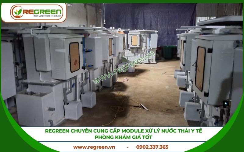 Dịch vụ xử lý nước thải y tế phòng khám Regreen Việt Nam.