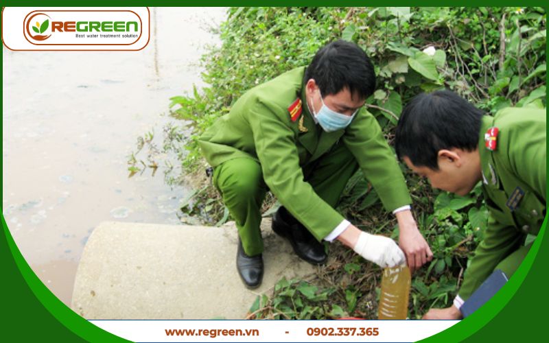 Các hành vi bị xử phạt hành vi xả thải ra môi trường năm 2025.