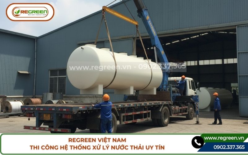 Dịch vụ thi công hệ thống xử lý nước thải Regreen.