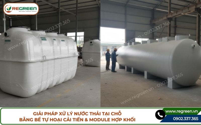 Giải pháp xử lý nước thải tại chỗ hiện nay