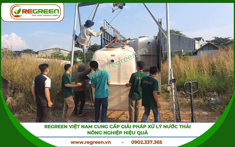 Regreen cung cấp giải pháp xử lý nước thải nông nghiệp hiệu quả