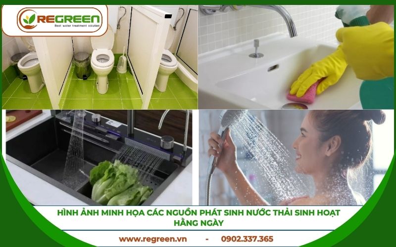 Nguồn gốc của nước thải sinh hoạt