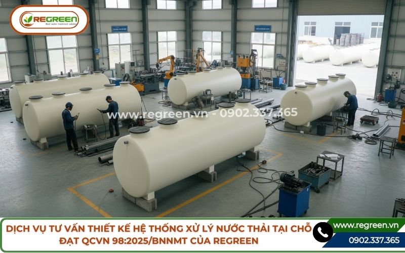 Dịch vụ tư vấn thiết kế QCVN 98:2025/BNNMT của Regreen