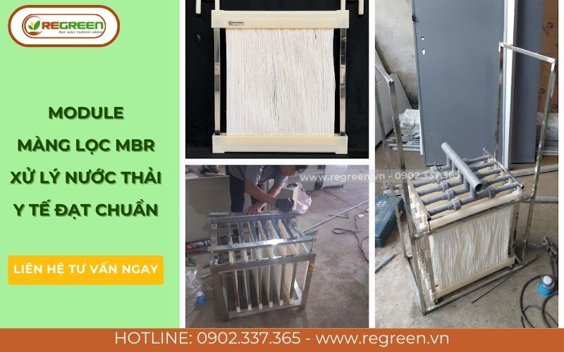 Công nghệ màng MBR đạt quy chuẩn nước thải y tế mới nhất.