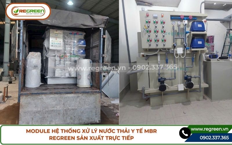 Module hợp khối Regreen đạt quy chuẩn nước thải y tế mới nhất.