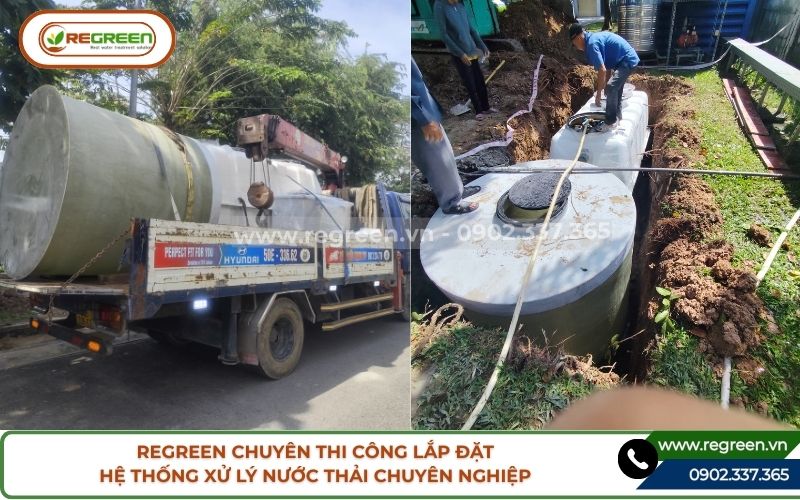 Đơn vị thi công lắp đặt hệ thống xử lý nước thải uy tín