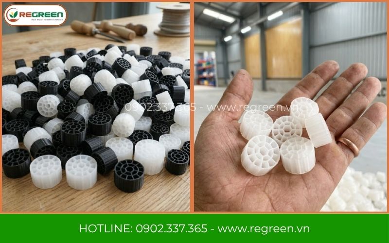 Mẫu hạt lọc Kaldnes chính hãng ReGreen Việt Nam