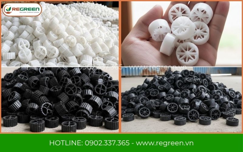 Hạt lọc Kaldnes Regreen sẵn kho đa kích thước