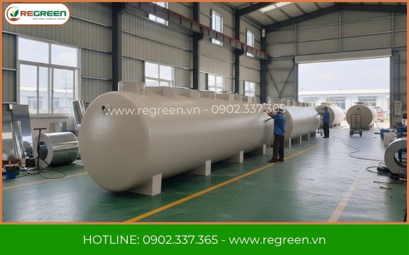 Xưởng gia công module xử lý nước thải ReGreen Việt Nam