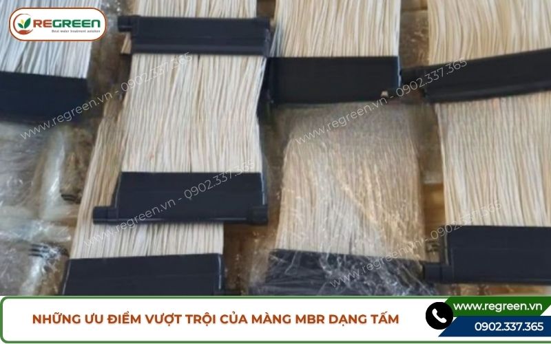 Những ưu điểm vượt trội của màng MBR dạng tấm