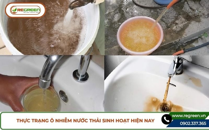 Cảnh báo tình trạng ô nhiễm nước thải sinh hoạt