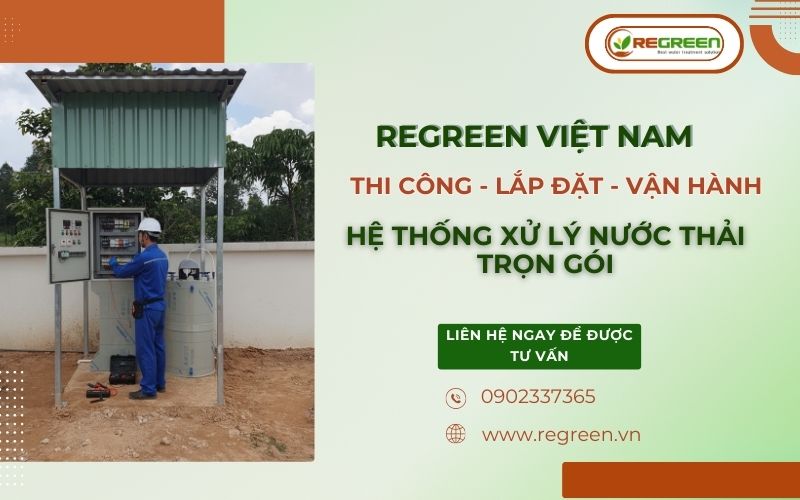 Regreen Việt Nam cam kết vận hành hệ thống xử lý nước thải đạt chuẩn.