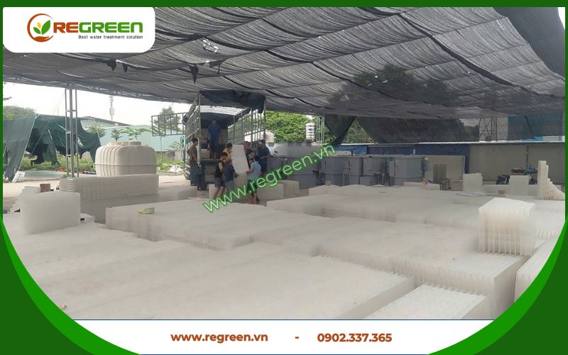 Xưởng sản xuất Tấm lắng vách nghiêng (tấm lắng lamen) trực tiếp