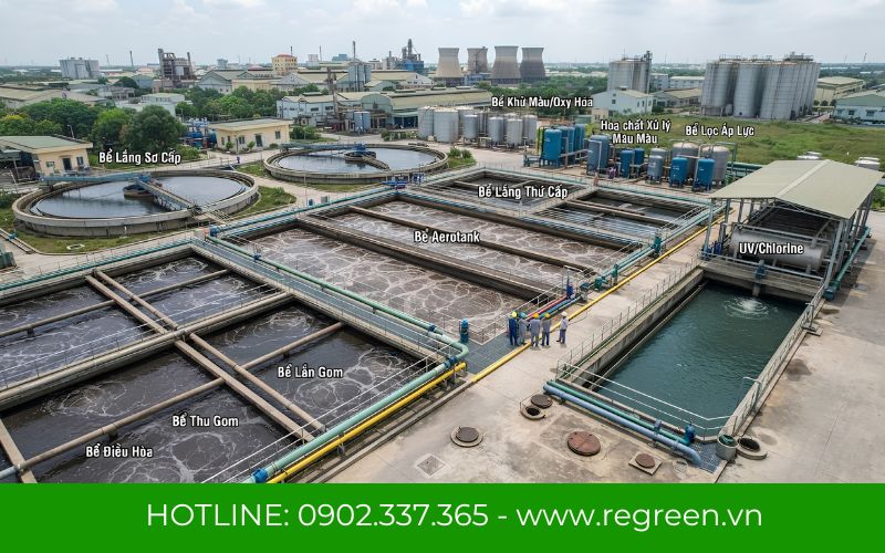 ReGreen Việt Nam thiết kế hệ thống xử lý nước thải dệt nhuộm