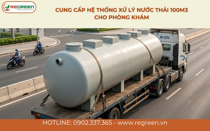 Cung cấp hệ thống xử lý nước thải 100m3 cho phòng khám