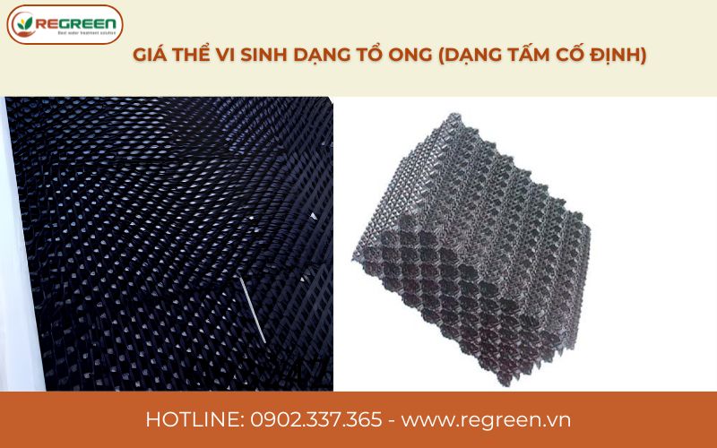 Giá thể vi sinh dạng tổ ong chất lượng tốt