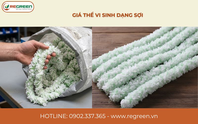 Giá thể vi sinh dạng sợi chất lượng tốt, giá rẻ