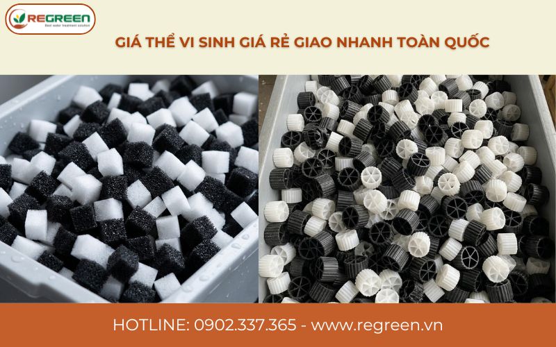 Giá thể vi sinh giá rẻ giao nhanh toàn quốc.