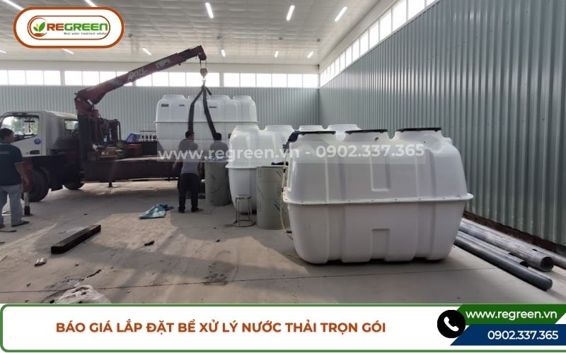 Báo giá lắp đặt bể xử lý nước thải trọn gói