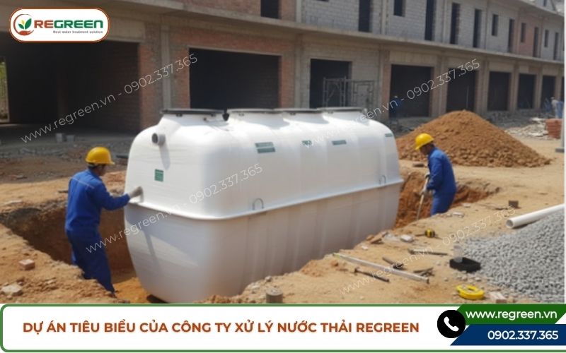 Dự án tiêu biểu của công ty xử lý nước thải Regreen.