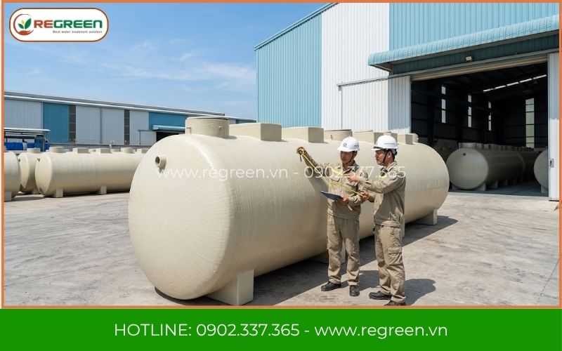 Regreen chế tạo thiết bị xử lý nước thải KCN Cát Lái