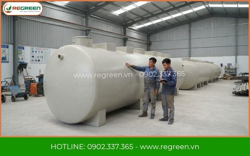 Xưởng gia công thiết bị xử lý nước thải KCN Sóng Thần