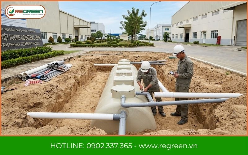 Module hợp khối xử lý nước thải KCN Việt Hương