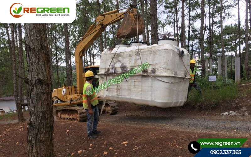 Thách thức trong việc xử lý nước thải khu nghỉ dưỡng.