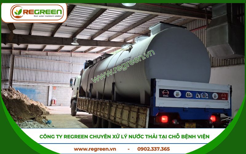 Công ty Regreen chuyên xử lý nước thải tại chỗ bệnh viện.