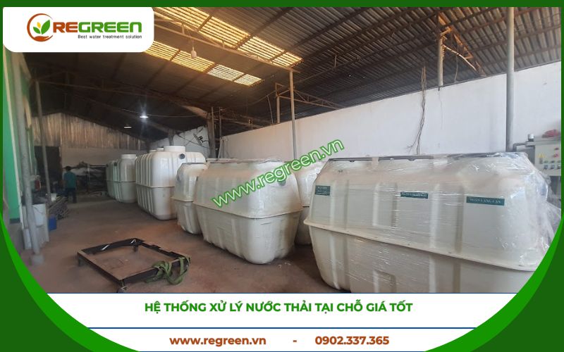 Module xử lý nước thải tại chỗ cho nhà ở của Regreen.